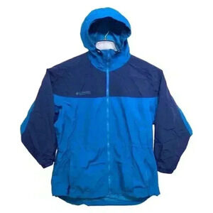 Columbia Size M Full Zip Windbreaker Hoodie Winter Jacket Women's Vintage